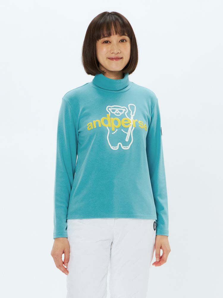 公式】マシュマロスムース ハイネックシャツ（レディース