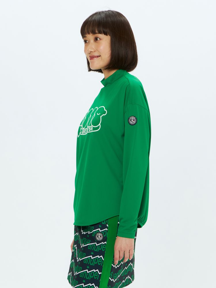 tシャツ ソルケア長袖モックネックシャツ（レディース） レディース セール】ソルケア長袖モックネックシャツ（レディース）（T