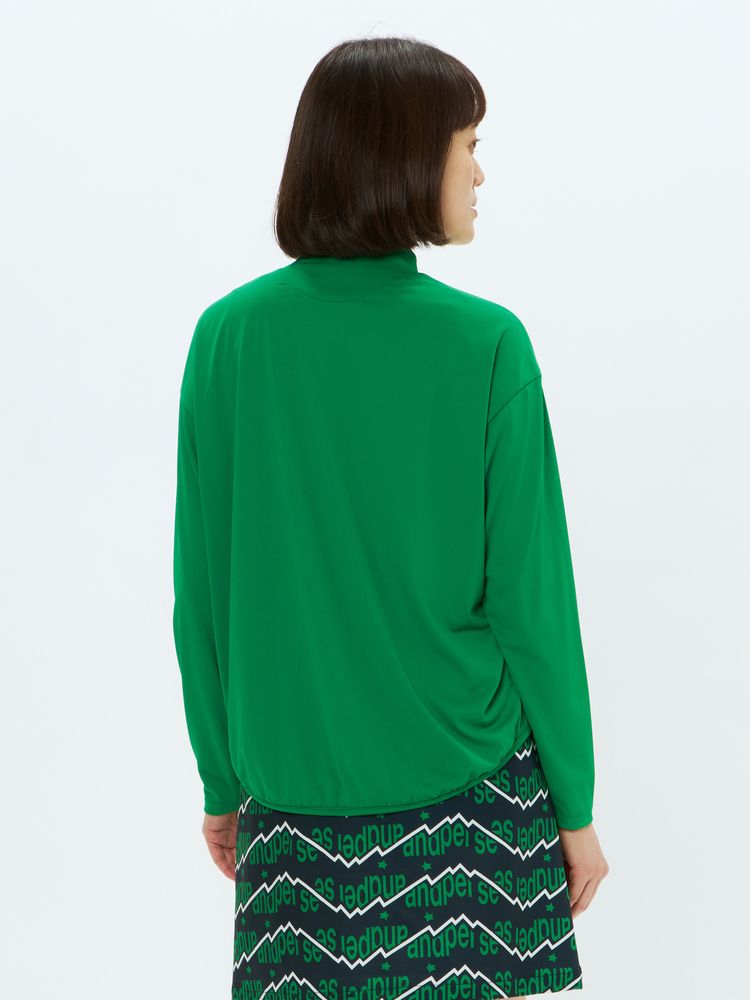 and per se(アンパスィ) ｜ソルケア3D長袖モックネックシャツ（レディース）