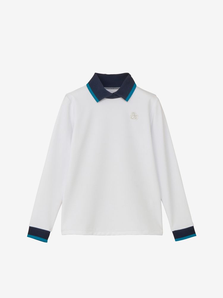 デジパ　15枚 公式】4WAYリップルリブ切替デザイン長袖シャツ（レディース