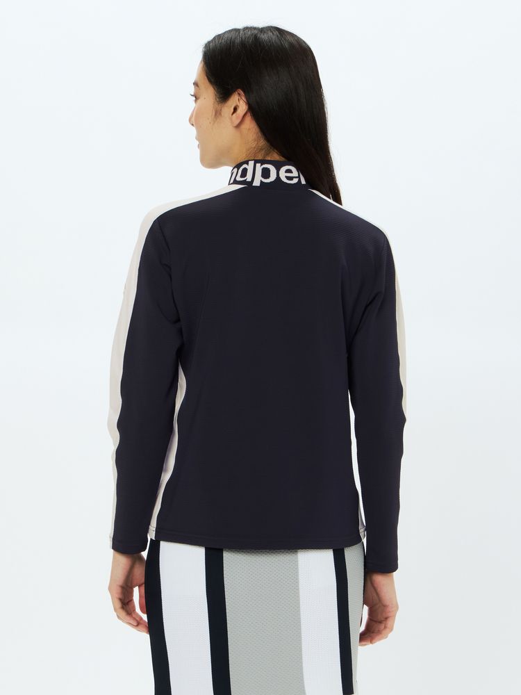 and per se(アンパスィ) ｜4WAYリップル長袖ボタンアップシャツ（レディース）