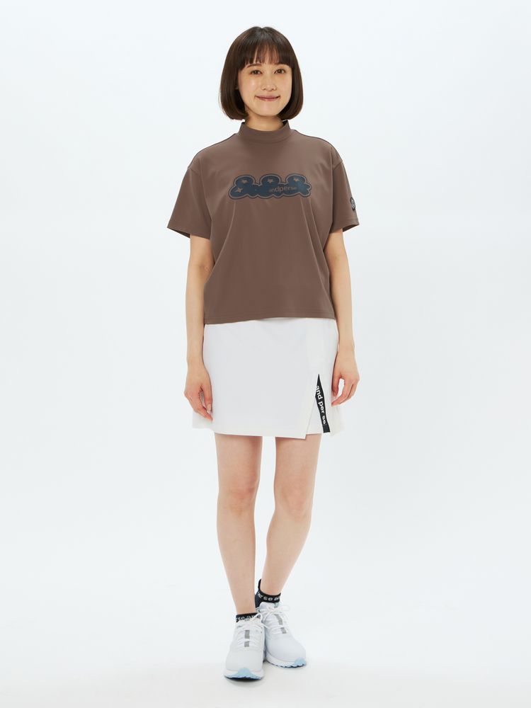 アンパスィ　モックネック Lサイズ 公式】UVプロテクト モックネックTシャツ（レディース