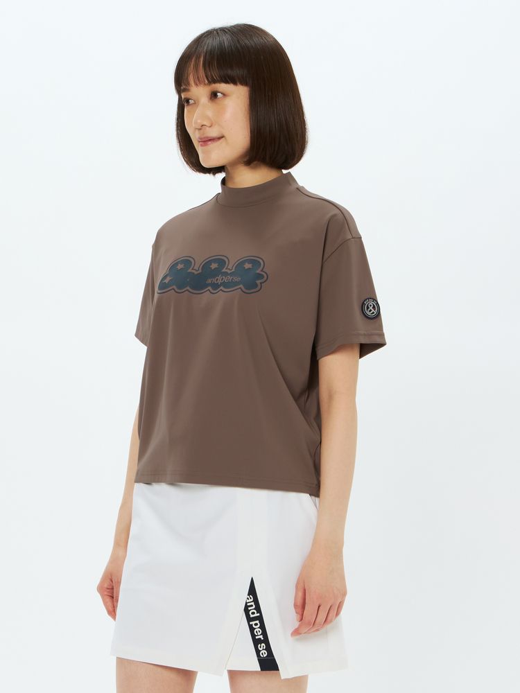 公式】UVプロテクト モックネックTシャツ（レディース