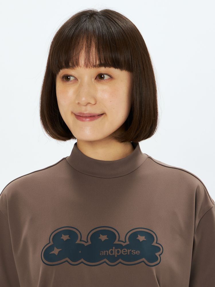 公式】UVプロテクト モックネックTシャツ（レディース