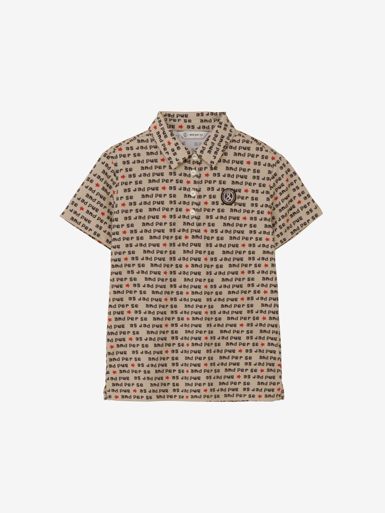 and per se(アンパスィ) ｜ソルケアドットプリンテッド半袖シャツ（レディース）