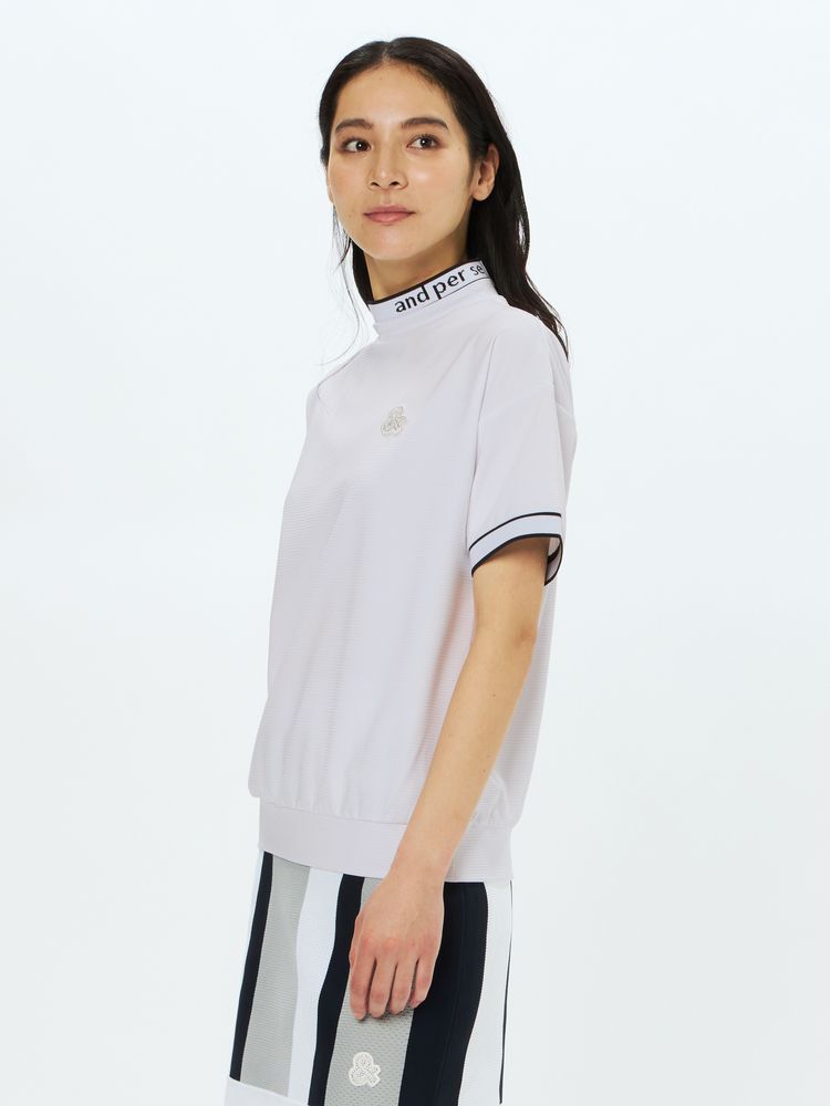 and per se（アンパスィ）4WAYリップル半袖ルーズネックシャツ 公式】4WAYリップル半袖ルーズネックシャツ（レディース）｜アンパスィ