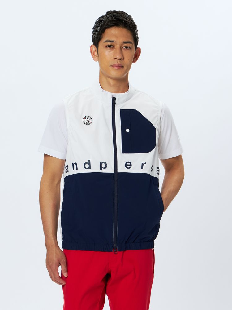 and per se(アンパスィ) ｜エアジャスター切替デザインベスト（メンズ）