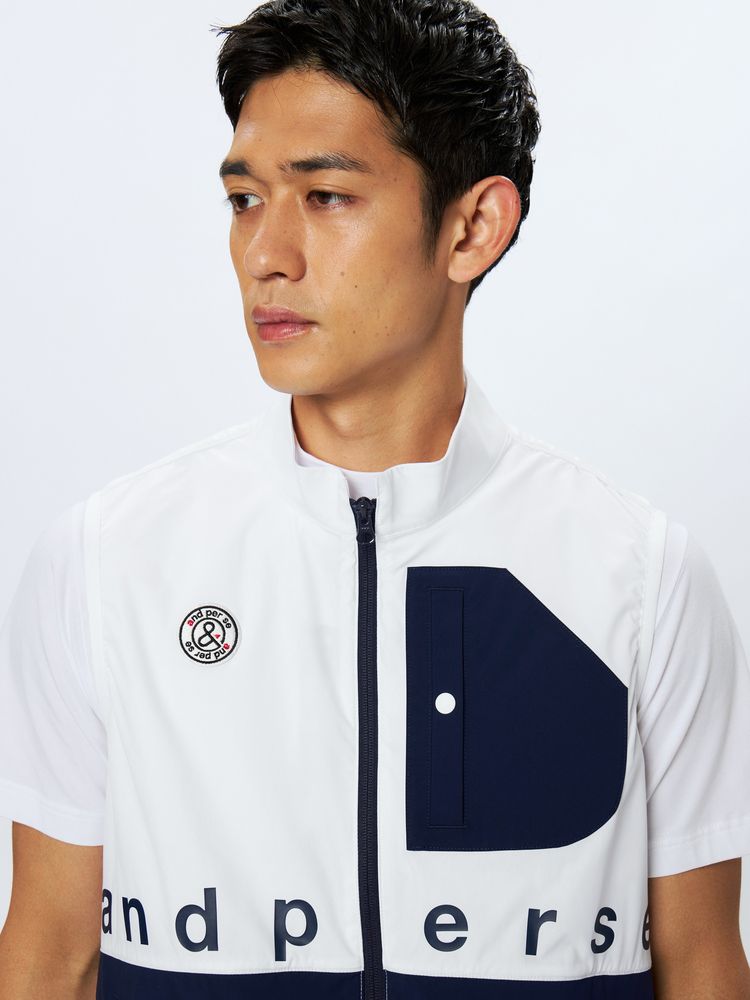 and per se(アンパスィ) ｜エアジャスター切替デザインベスト（メンズ）