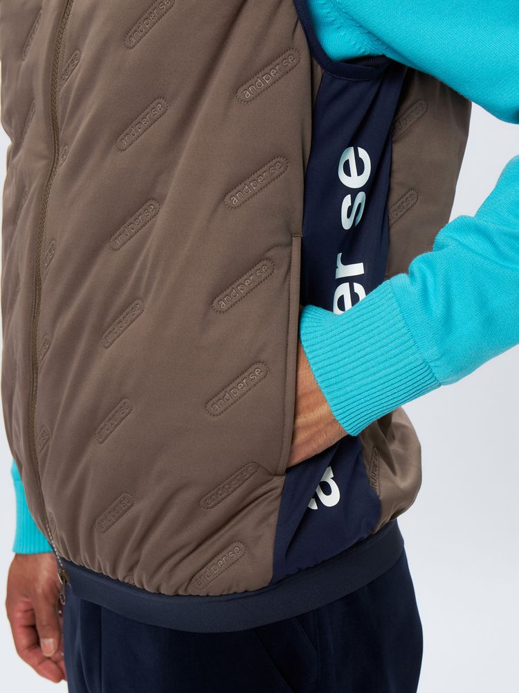 and per se(アンパスィ) ｜エアジャスター中わたベスト（メンズ）