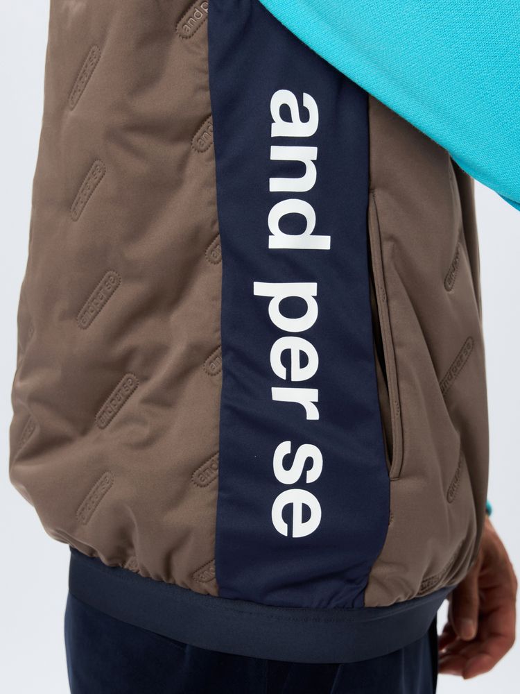 and per se(アンパスィ) ｜エアジャスター中わたベスト（メンズ）