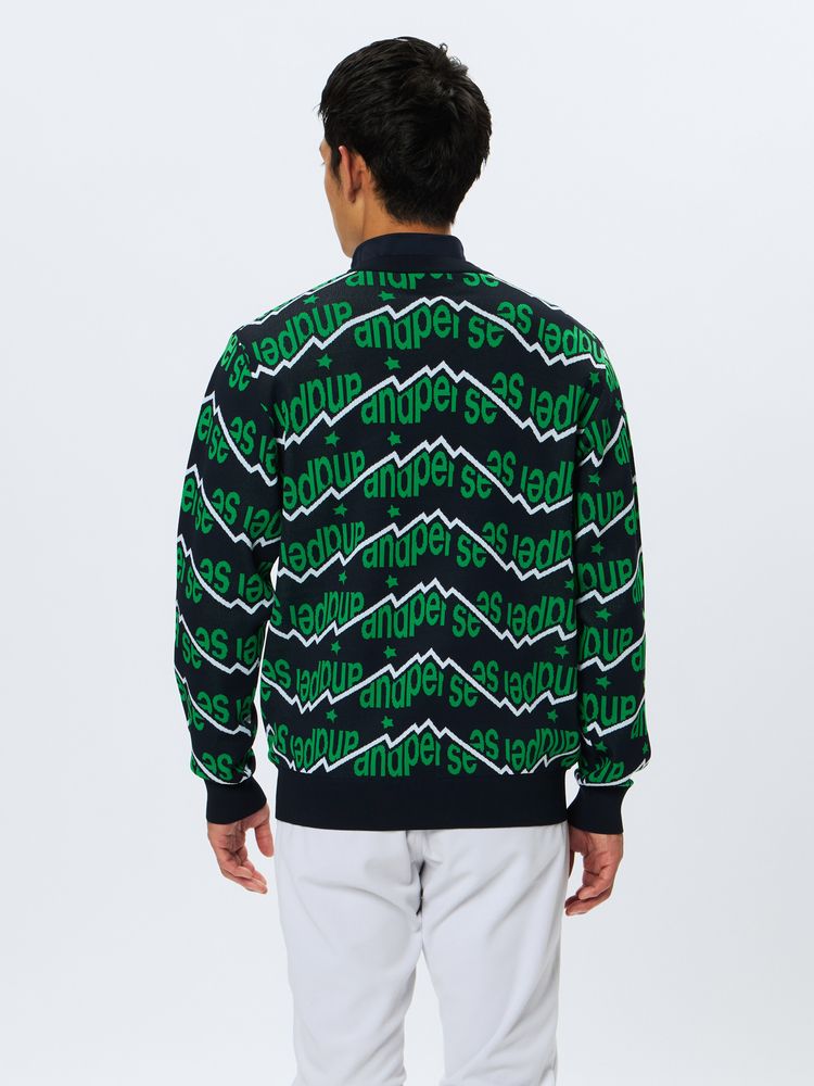 and per se(アンパスィ) ｜アクティブニットジャカード セーター（メンズ）