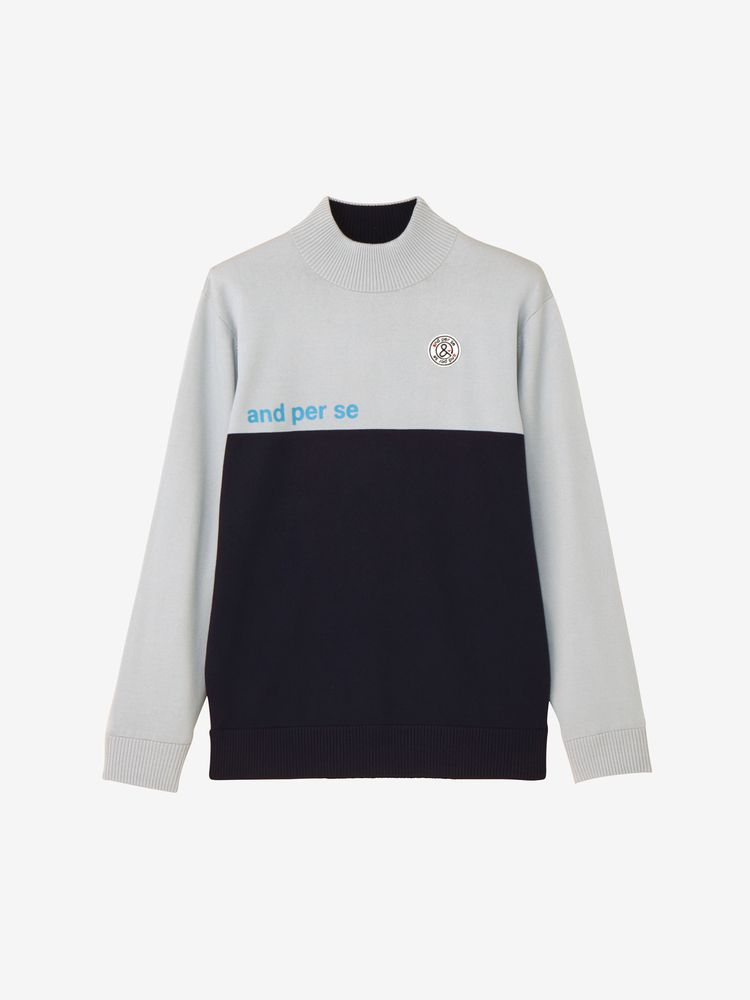 タグ付★and per se アンパスィメンズハイネック防風スリ一プセ一タ一白L タグ付☆and per se アンパスィメンズハイネック防風スリ一プセ一