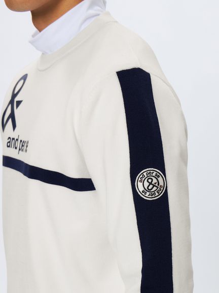 アンパスィ ウインドシャッター防風スニードジャック 長袖 AMF2335A8 メンズ ゴルフウェア and per se 2025秋冬モデル 日本正規品 公式・セール】ウインドシャッター防風スニードジャック（メンズ