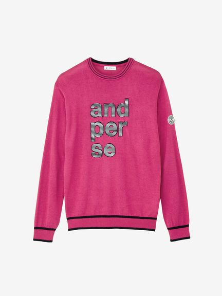 and per se アンパシィ ニット アウター M 公式】Brewed Protein モールニットブルゾン（メンズ