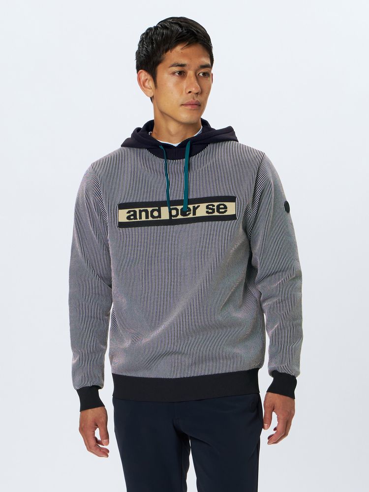 and per se(アンパスィ) ｜ニットプルパーカ（メンズ）