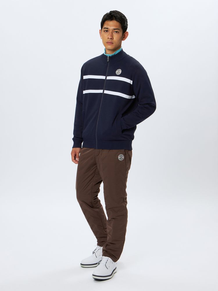 and per se(アンパスィ) ｜ウインドシャッター防風ニットブルゾン（メンズ）