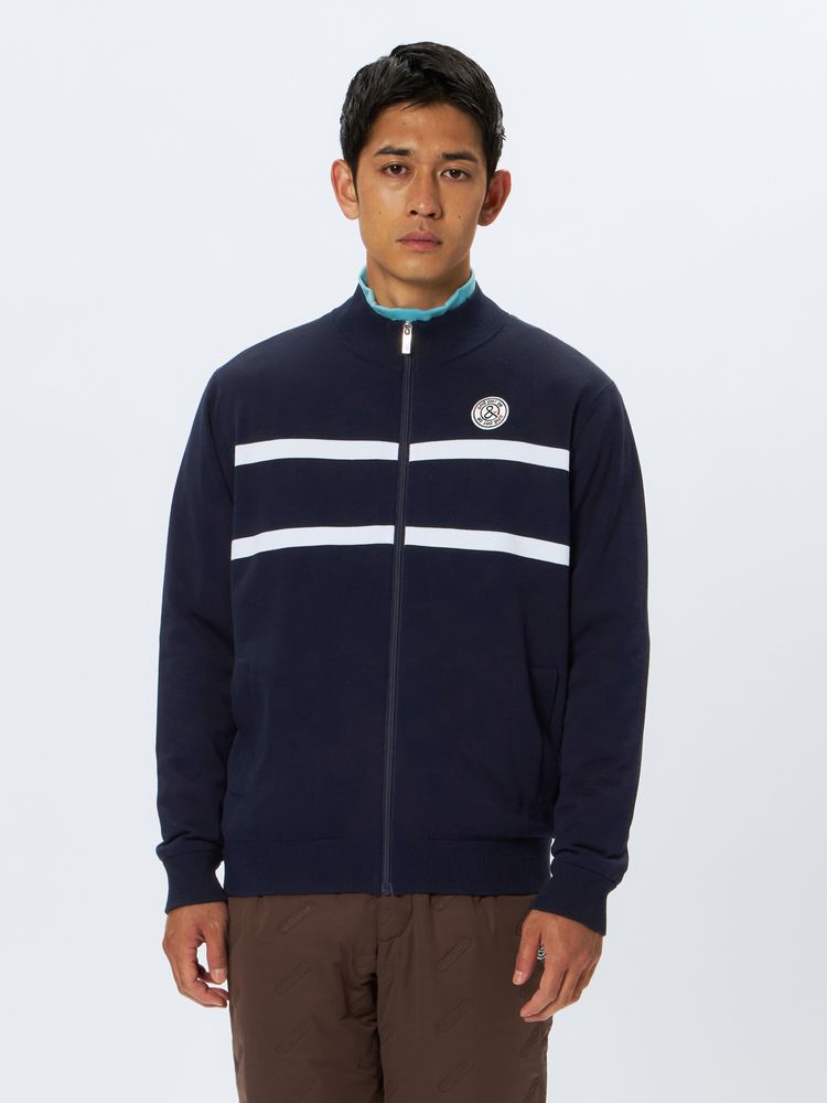 and per se(アンパスィ) ｜ウインドシャッター防風ニットブルゾン（メンズ）