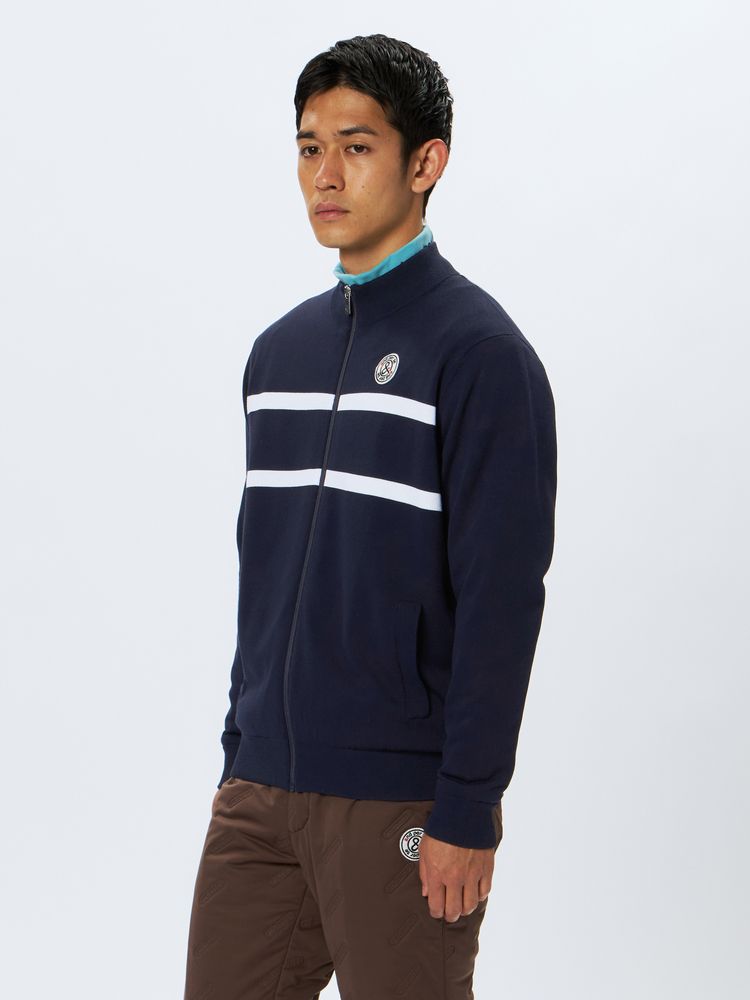 and per se(アンパスィ) ｜ウインドシャッター防風ニットブルゾン（メンズ）