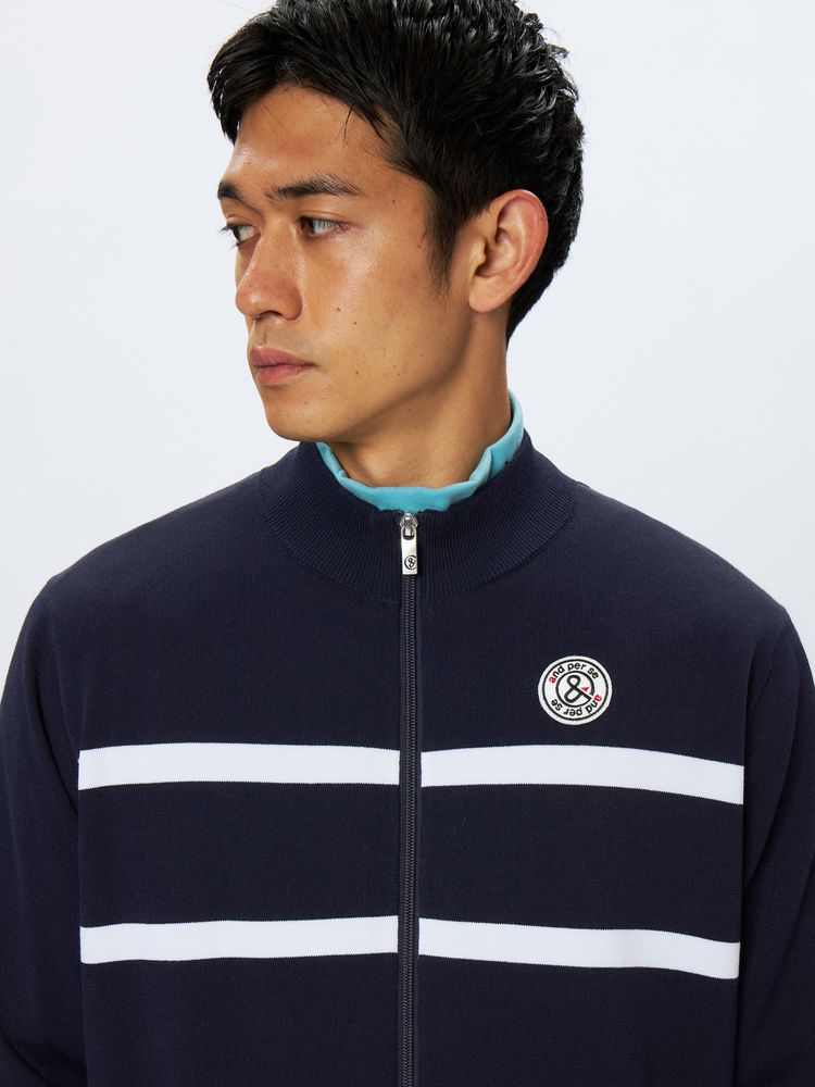 and per se(アンパスィ) ｜ウインドシャッター防風ニットブルゾン（メンズ）