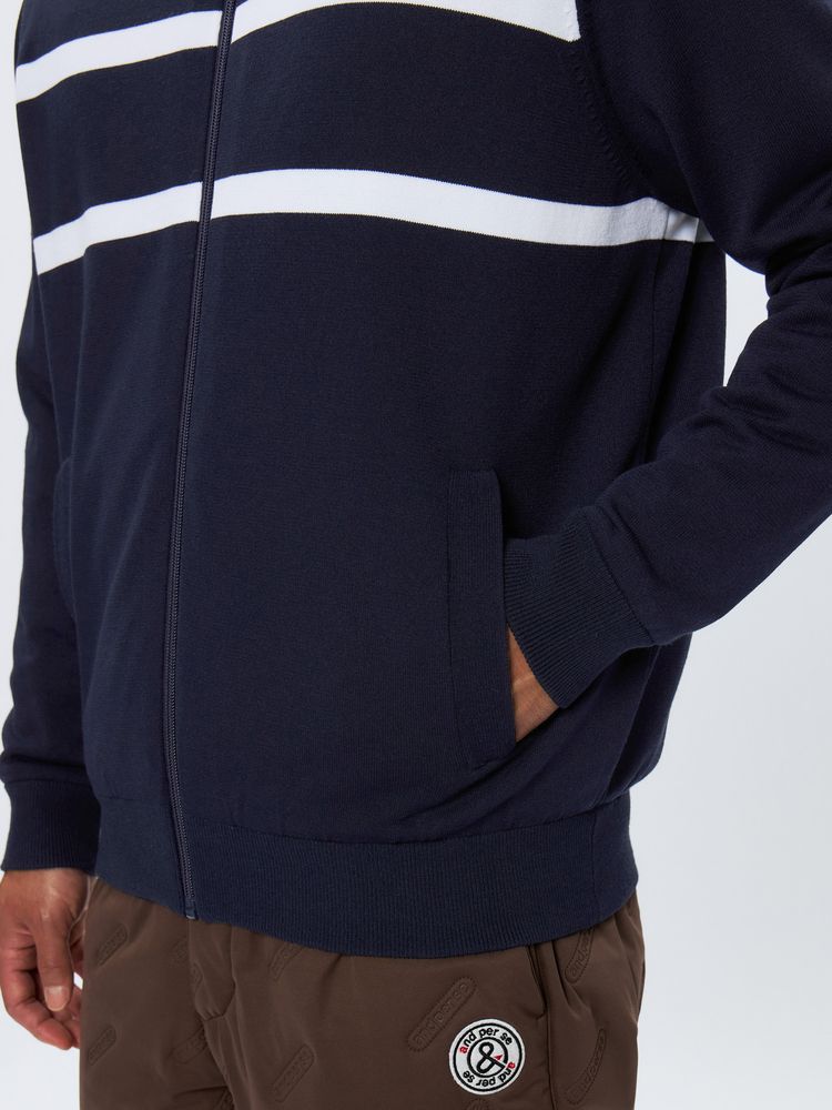 and per se(アンパスィ) ｜ウインドシャッター防風ニットブルゾン（メンズ）