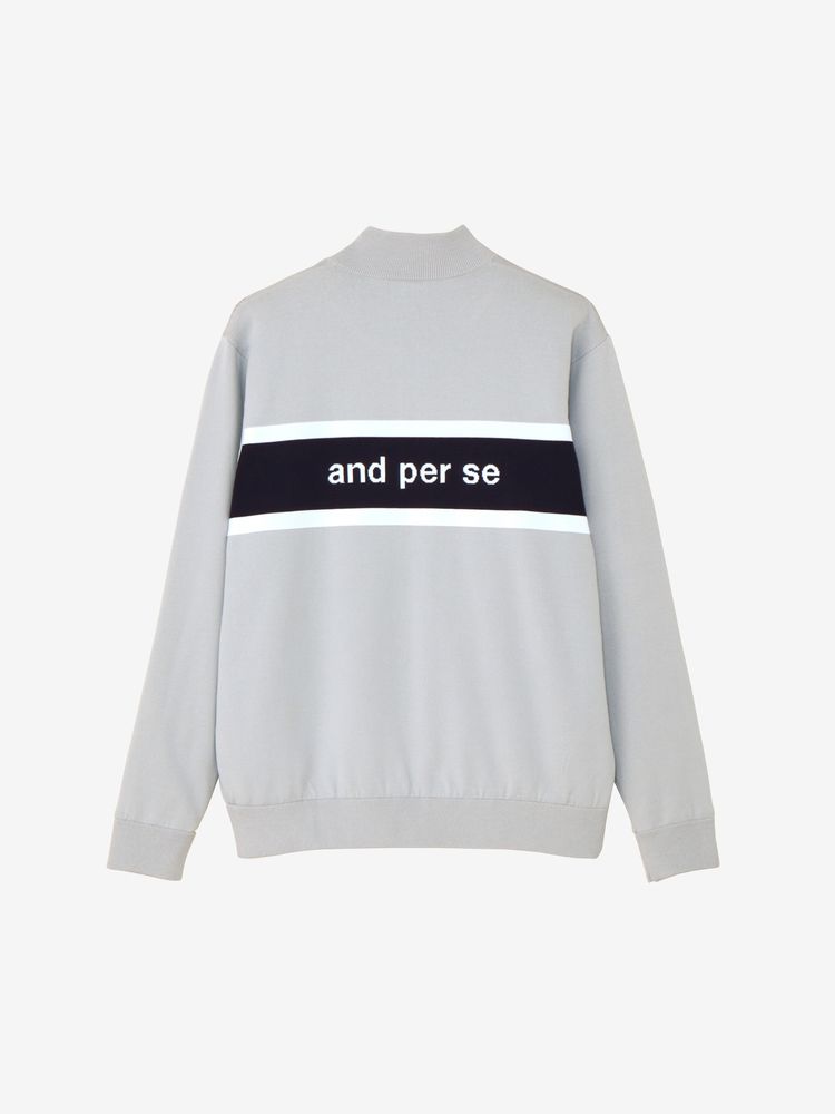 and per se(アンパスィ) ｜ウインドシャッター防風ニットブルゾン（メンズ）