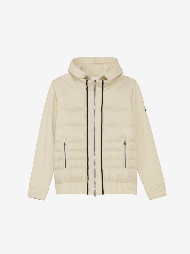 and per se(アンパスィ) ｜ダウン切替ニットフーディーブルゾン（メンズ）