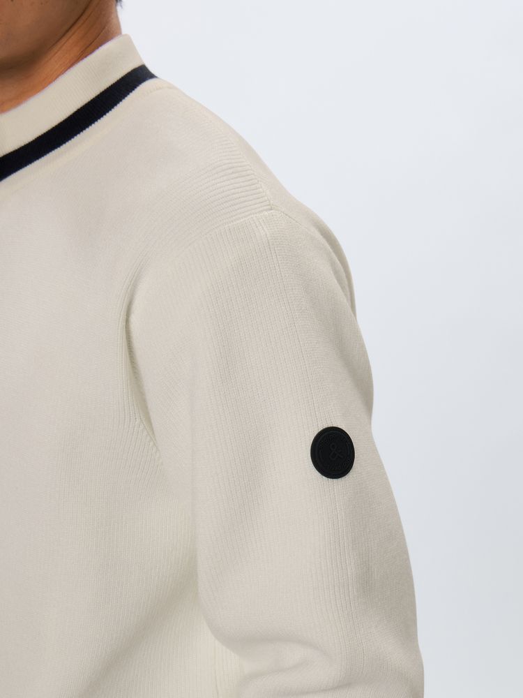 and per se(アンパスィ) ｜ニット防風ブルゾン（メンズ）