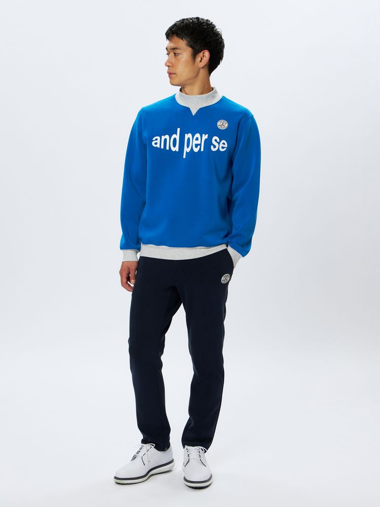 and per se(アンパスィ) ｜ショットスムーザースウェットプルオーバー（メンズ）