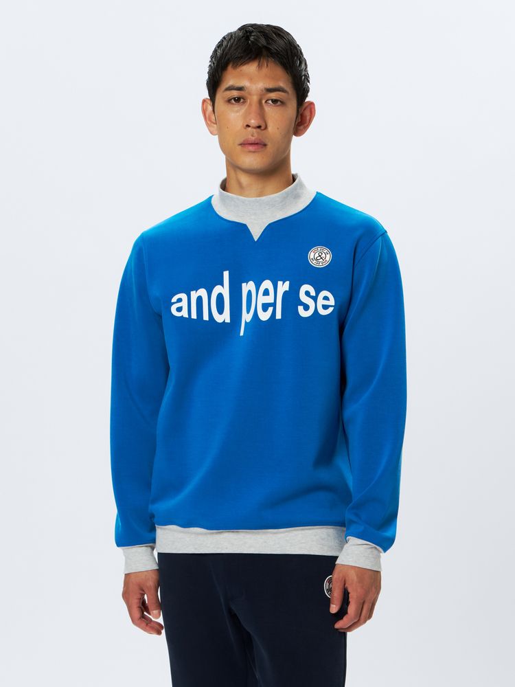 and per se(アンパスィ) ｜ショットスムーザースウェットプルオーバー（メンズ）