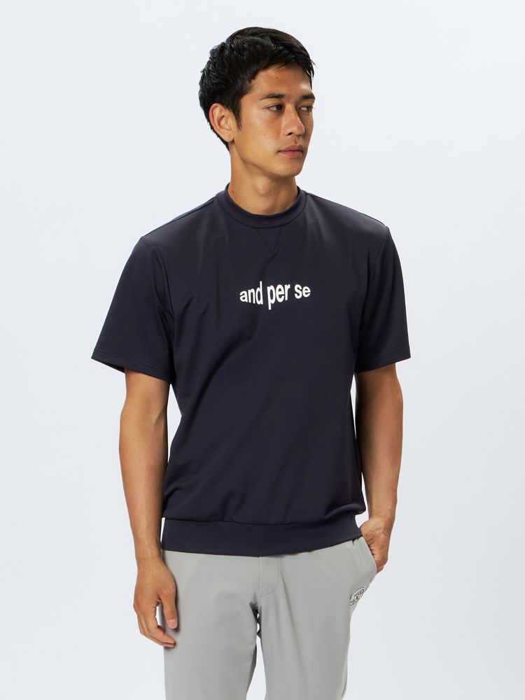 and per se(アンパスィ) ｜エアロスウェット半袖プルオーバー（メンズ）