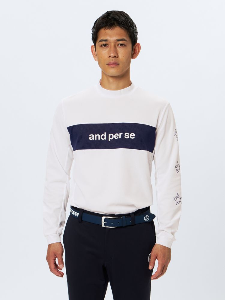 アンパスィ　モックネック長袖Tシャツ 楽天市場】送料無料 アンパスィ 長袖 モックネックシャツ メンズ