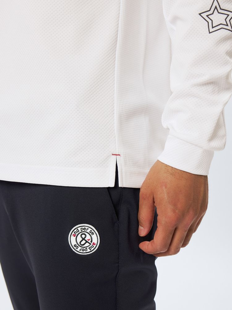 アンパスィ　モックネック　Ｌ　ホワイト アンパスィ モックネック L ホワイト アンパスィ モックネック