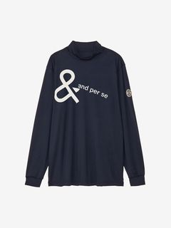 公式】マシュマロジャージー長袖モックネックシャツ（メンズ