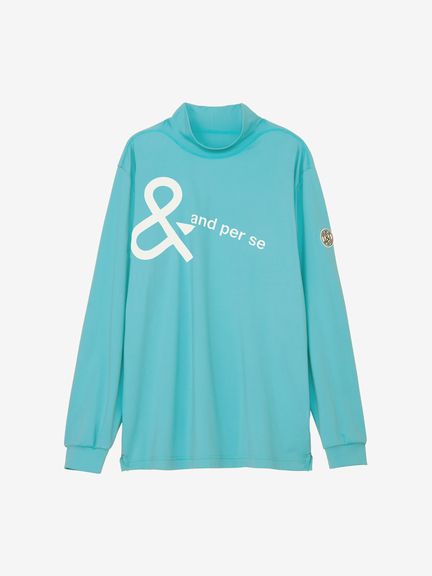 公式・アウトレット】マシュマロジャージー長袖モックネックシャツ