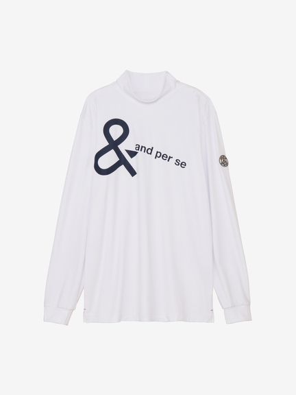 公式】マシュマロジャージー長袖モックネックシャツ（メンズ