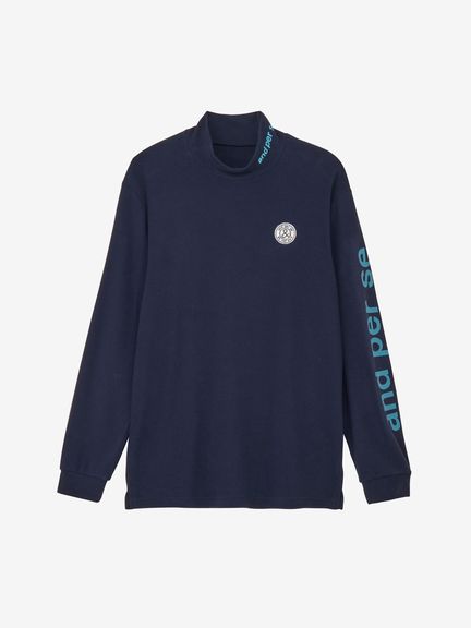 andperse ネイビー ハイネックシャツ 公式・アウトレット】マシュマロスムース ハイネックシャツ（メンズ