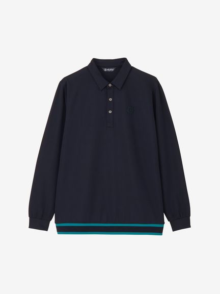 goldwin ニットポロ 長袖ポロシャツ 黒 size 1 goldwin ニットポロ 長袖ポロシャツ 黒 size 1 トップス