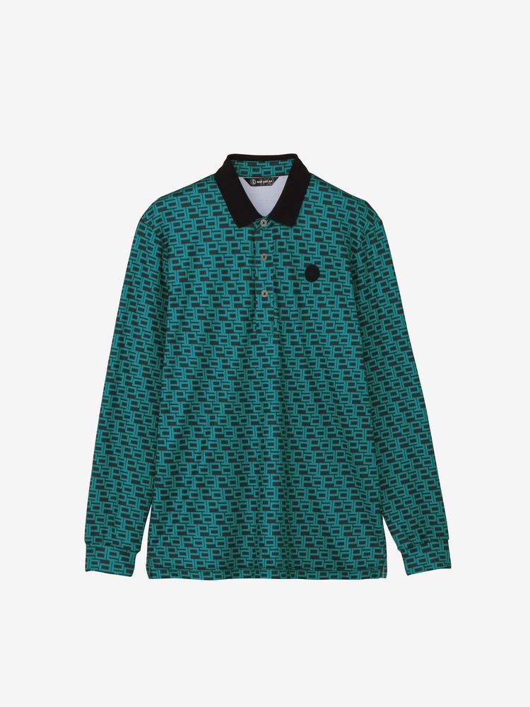 and per se(アンパスィ) ｜フラッフィープリンテッド長袖シャツ（メンズ）