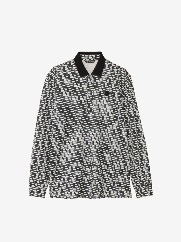 and per se(アンパスィ) ｜フラッフィープリンテッド長袖シャツ（メンズ）