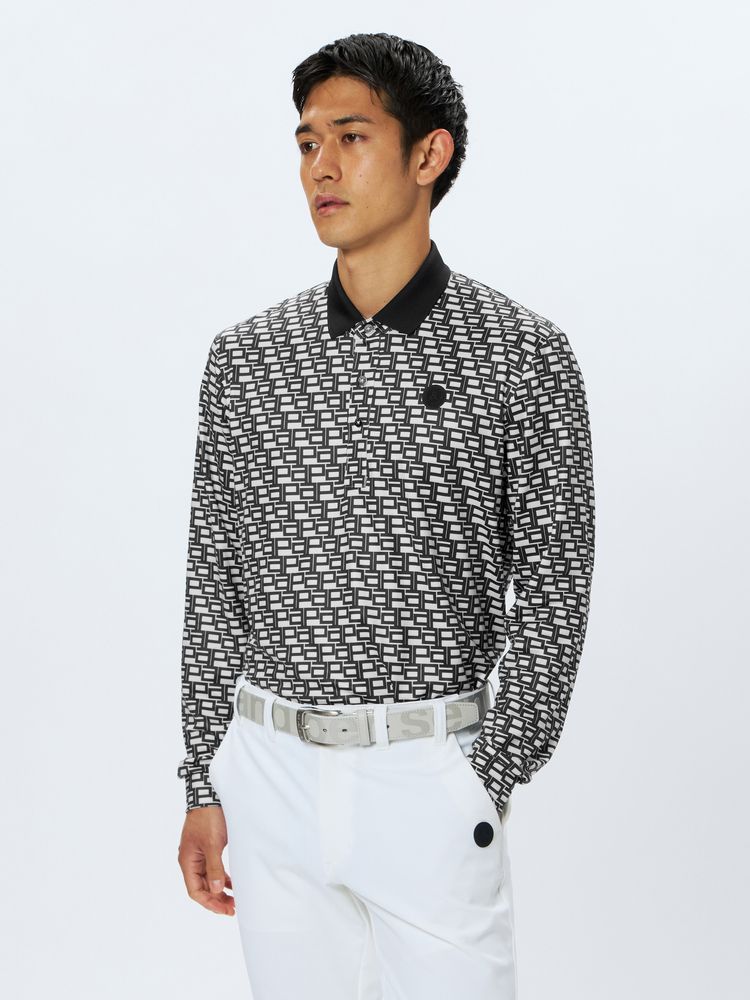 and per se(アンパスィ) ｜フラッフィープリンテッド長袖シャツ（メンズ）