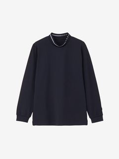 アンパスィ モックネック 長袖 L 公式】4WAYリップル長袖モックネックシャツ(メンズ