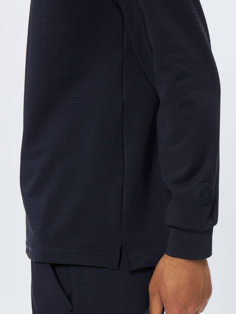 公式】4WAYリップル長袖モックネックシャツ（メンズ）｜アンパスィ公式