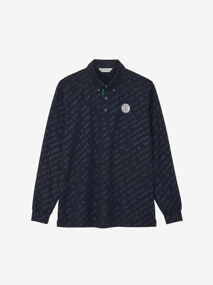 and per se(アンパスィ) ｜スイングドライエンボス長袖ボタンダウンシャツ（メンズ）