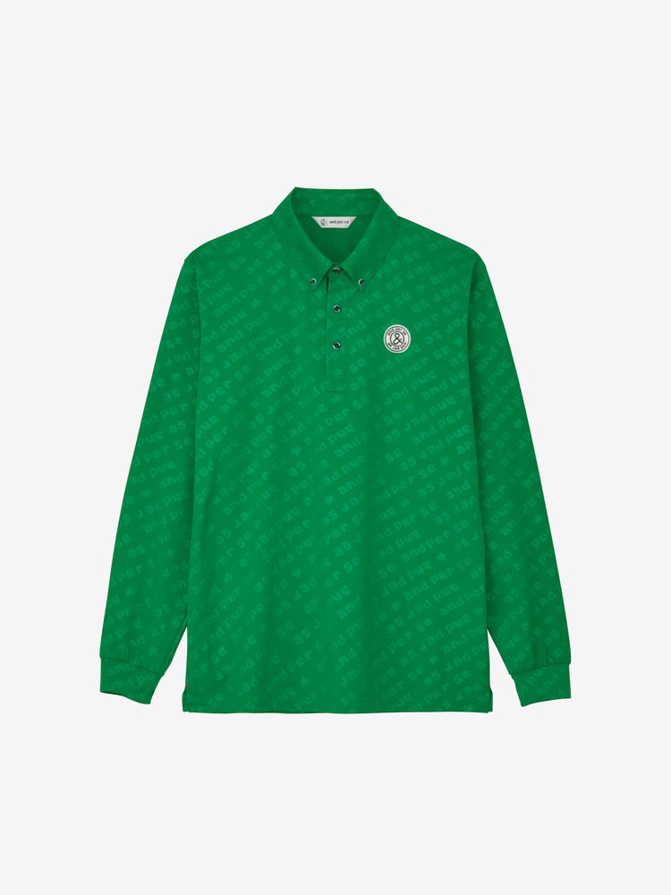 公式】スイングドライエンボス長袖ボタンダウンシャツ（メンズ