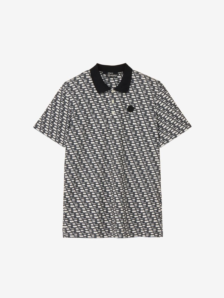 and per se(アンパスィ) ｜ミニリップルプリンテッド半袖シャツ・日本製（メンズ）