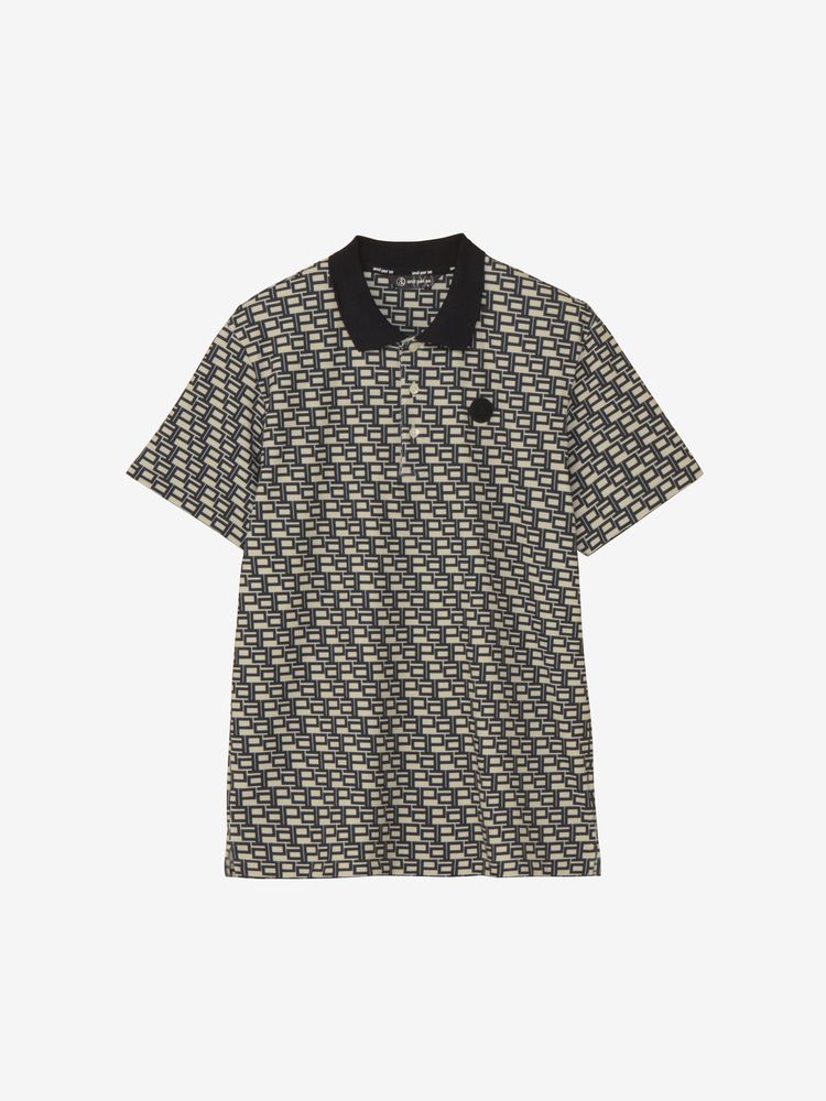 and per se(アンパスィ) ｜ミニリップルプリンテッド半袖シャツ・日本製（メンズ）