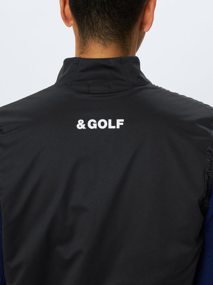 and per se(アンパスィ) ｜＆GOLF エアロ2レイヤー ベスト（メンズ）