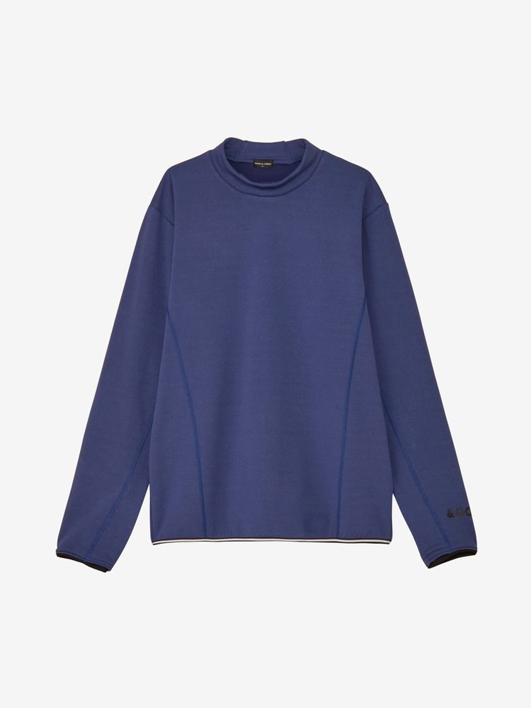 and per se(アンパスィ) ｜＆GOLF バックグリッドフリース モックネックシャツ（メンズ）