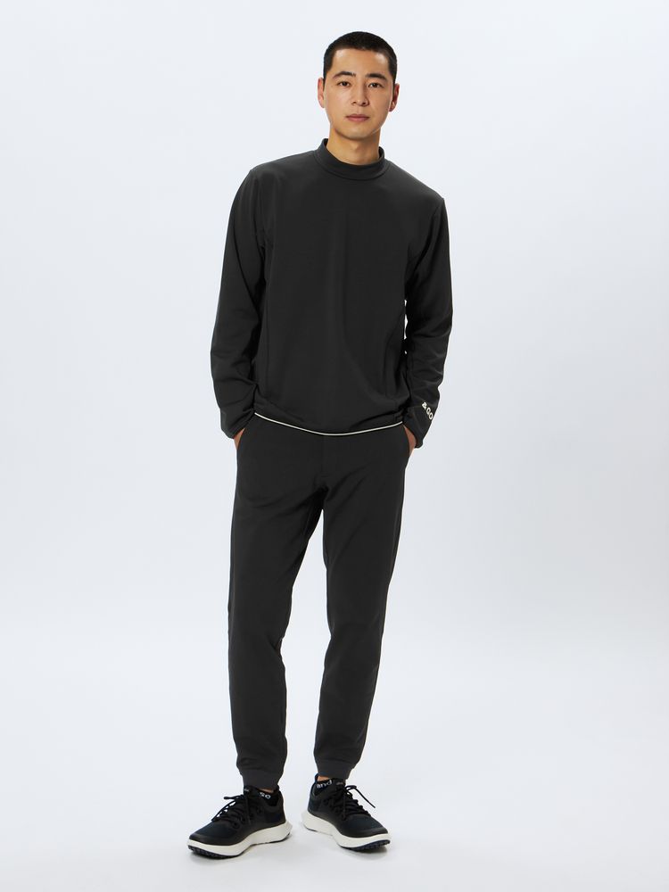 and per se(アンパスィ) ｜＆GOLF バックグリッドフリース モックネックシャツ（メンズ）