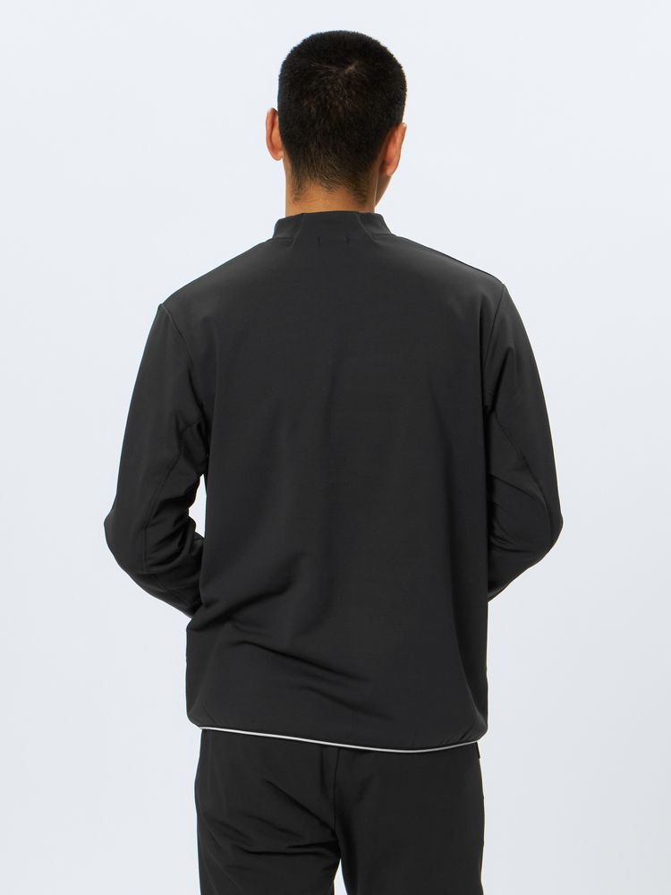 and per se(アンパスィ) ｜＆GOLF バックグリッドフリース モックネックシャツ（メンズ）